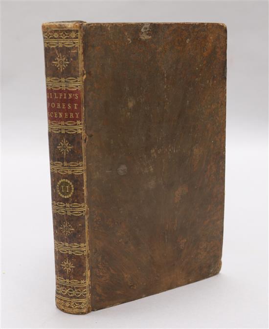 Gilpin, William - Remarks on Forest Scenery, vol 2 only, 8vo, calf, London 1791